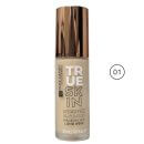 كريم أساس مرطّب غني بحمض الهيالورونيك TRUE SKIN روز بيري