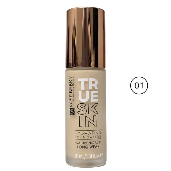 ⁦كريم أساس مرطّب غني بحمض الهيالورونيك TRUE SKIN روز بيري⁩ - الصورة ⁦2⁩