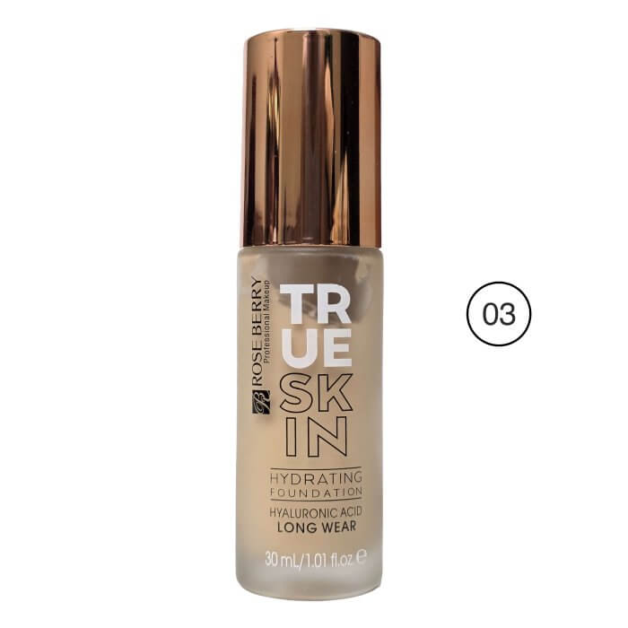 ⁦كريم أساس مرطّب غني بحمض الهيالورونيك TRUE SKIN روز بيري⁩ - الصورة ⁦4⁩