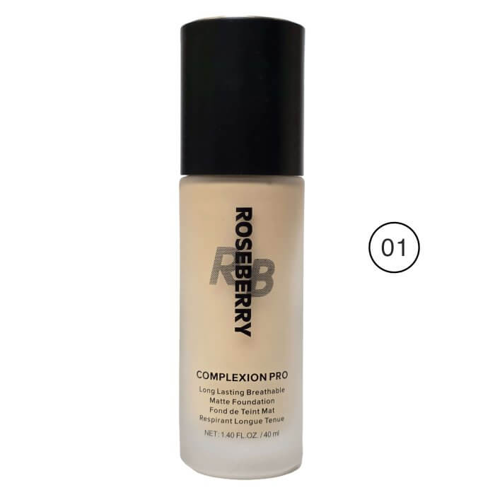 ⁦كريم الأساس تغطية مطفية COMPLEXION PRO روز بيري⁩ - الصورة ⁦2⁩