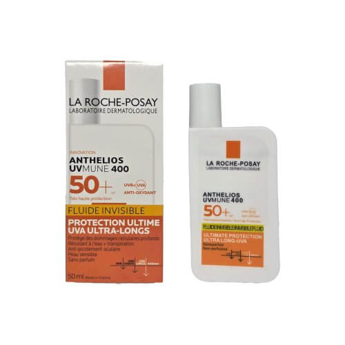 سائل أنثيليوس UVMune 400 غير المرئي - Anthelios UVMune 400 Fluid Invisible SPF 50+