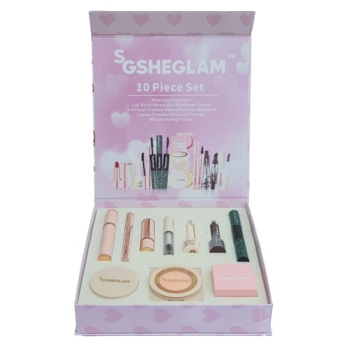 شيجلام مجموعة الجمال المتكاملة 10 قطع - SHEGLAM SweetHeart