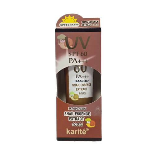 واقي شمسي بخلاصة مخاط الحلزون - UV Sunscreen Snail Essence Extract SPF 60 PA