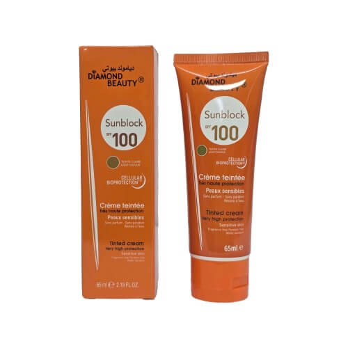 كريم واقي من الشمس ملون - Sunblock SPF 100 Tinted cream